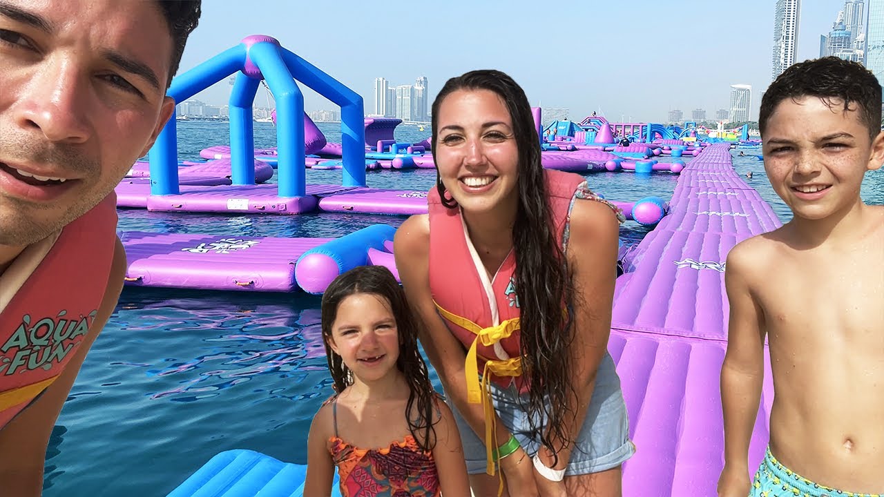 SFIDA CON I FAN AL PARCO DI GONFIABILI IN MARE PIÙ GRANDE DEL MONDO A DUBAI CONTRO IL DOTTOR TIMOTI!