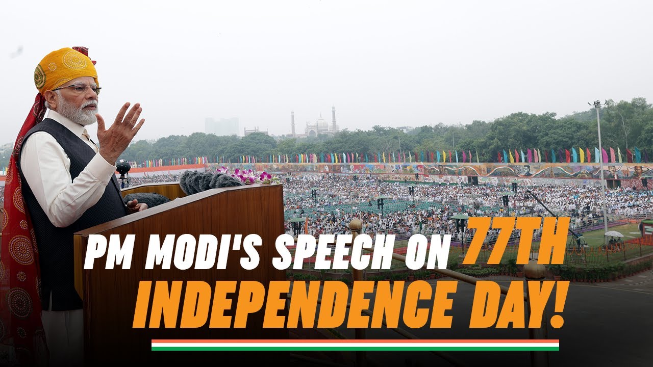 PM Narendra Modi's 77th Independence Day Speech from Red Fort