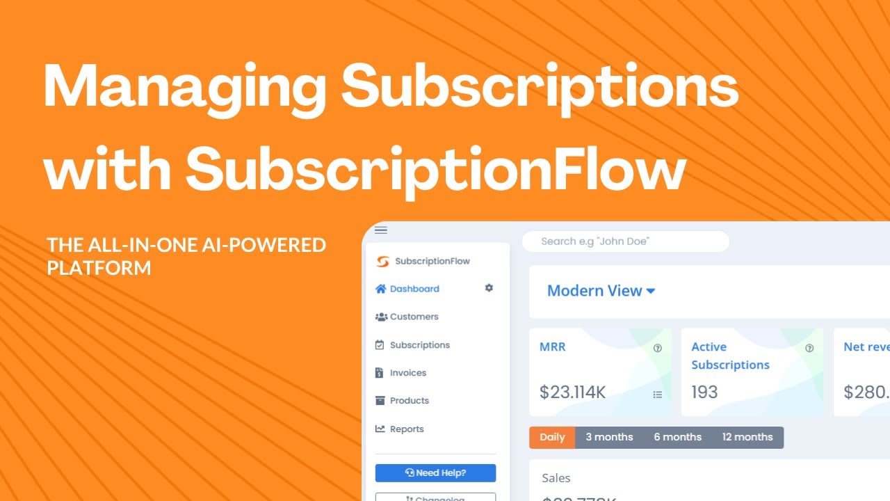 A Guided Demo on Managing Subscriptions with SubscriptionFlow