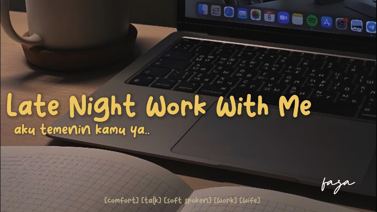 Late Night Work [ASMR Girlfriend Roleplay Indonesia] [Comfort] [Wife] [Talk] [Work] [Affirmation]