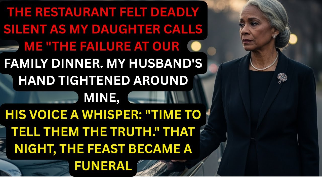 My Daughter Called Me ‘The Failure’ at a Family Dinner — Then My Husband Whispered the Truth…