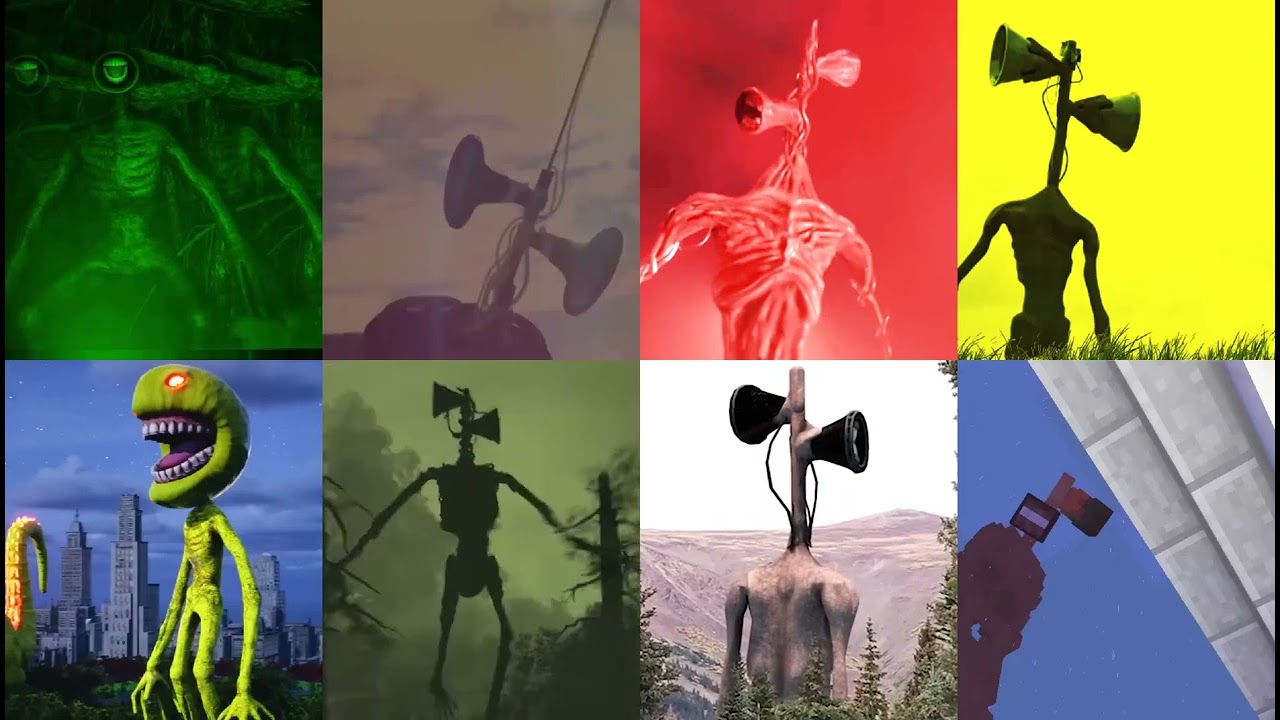 New siren head mix combo coffin dance meme song cover siren head megamix coffin dance #sirenhead 