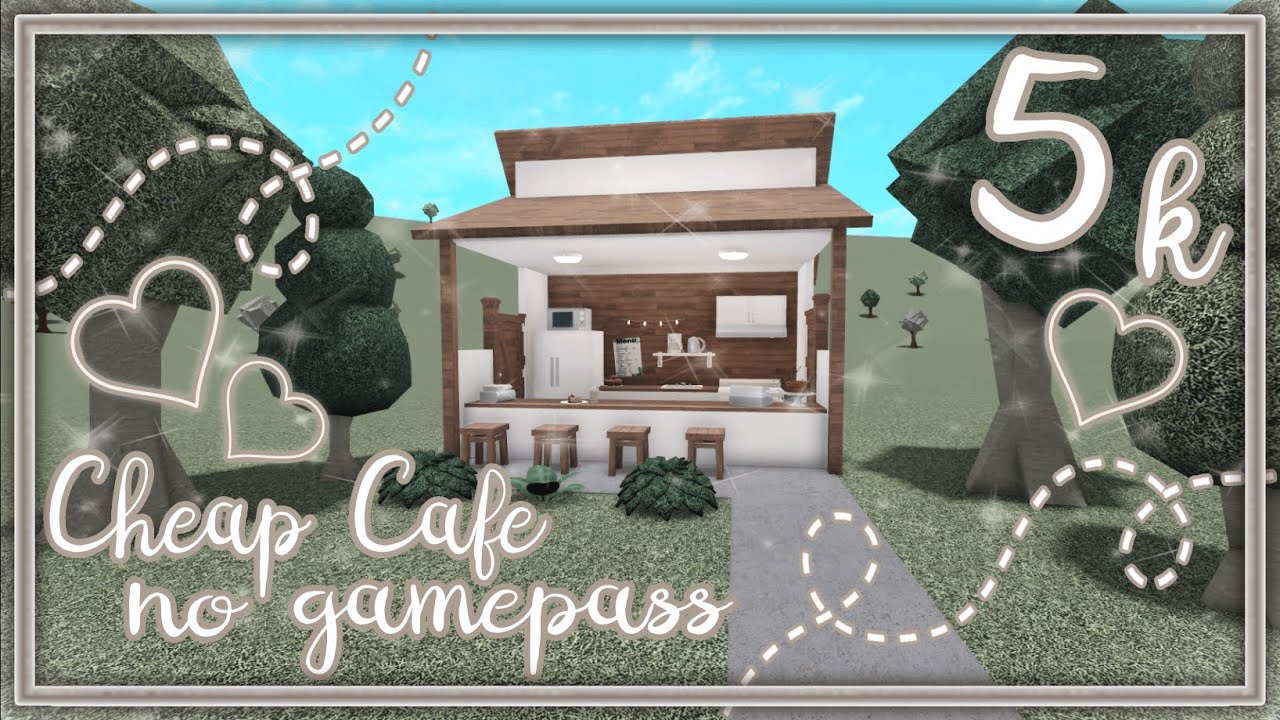 Bloxburg Build || 5k Cheap Cafe [no gamepass] 5k