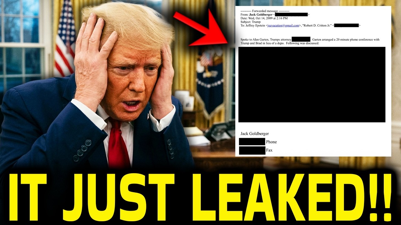 Epstein File About Trump LEAKS... HE'S IMPLICATED