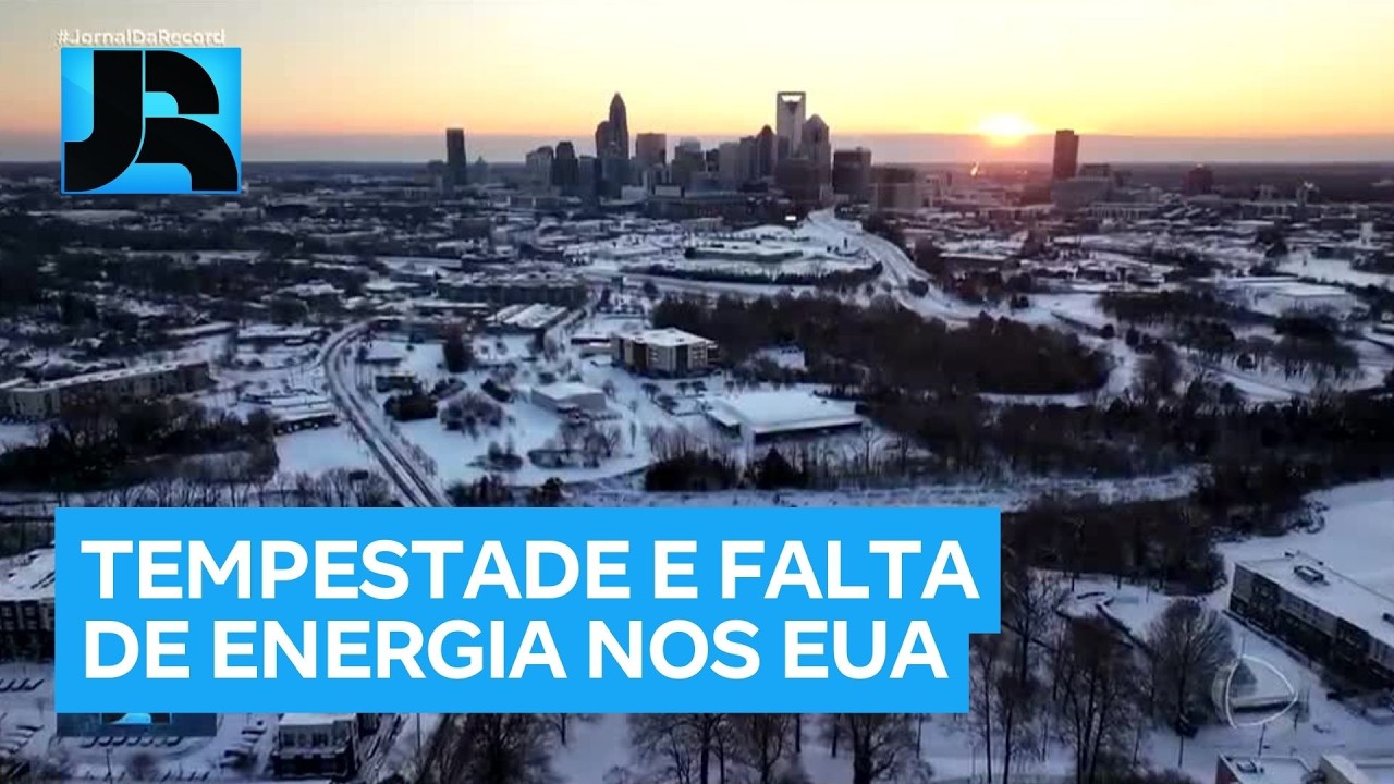 EUA: tempestade de inverno deixa milhares de pessoas sem energia elétrica no Sul e Sudeste do país