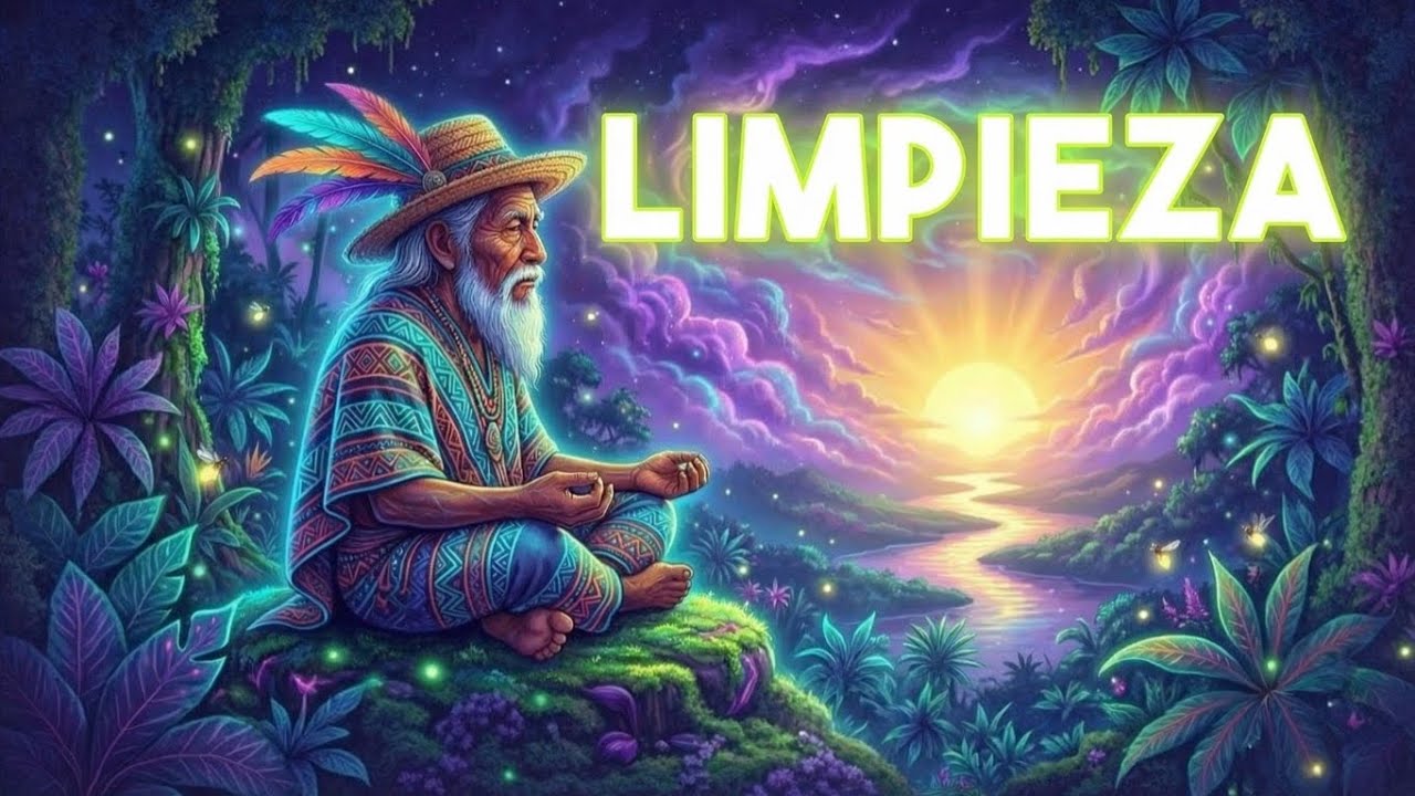 Poderosa m&uacute;sica cham&aacute;nica para LIMPIAR | Elimina energ&iacute;as negativas 🌿🌀