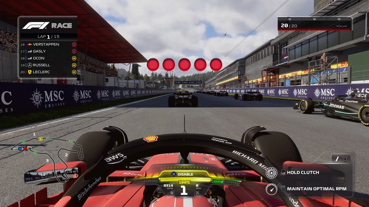 F1 23 | Round 13 | Spa-Francorchamps | Ferrari SF-23 | Leclerc
