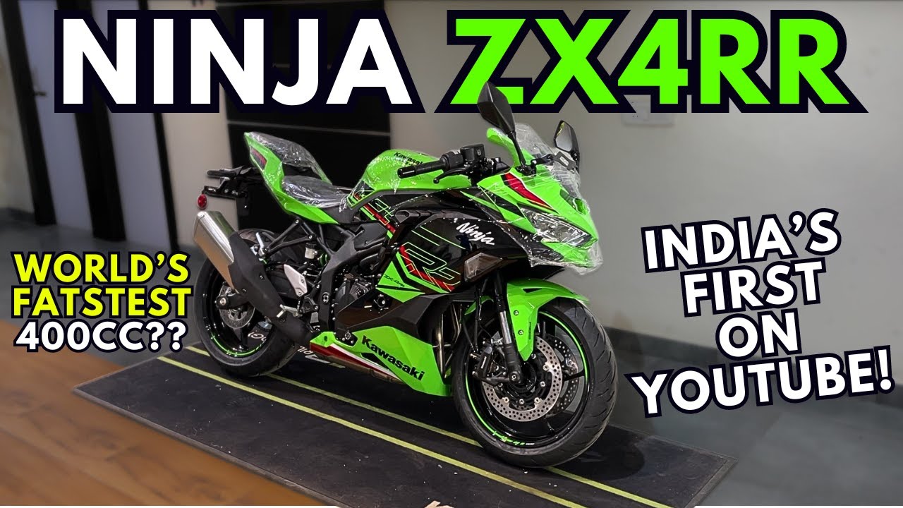 Kawasaki Ninja ZX4RR - Detailed Review | World's Fastest 400cc Motorcycle | India's First ZX4RR