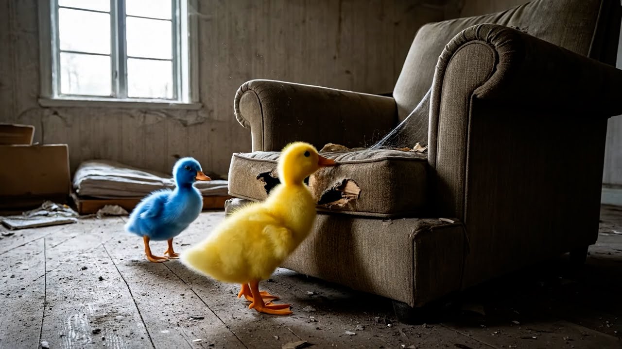 The Blue Duckling Adventure: Fixing a Little House & Saving the Squirrel