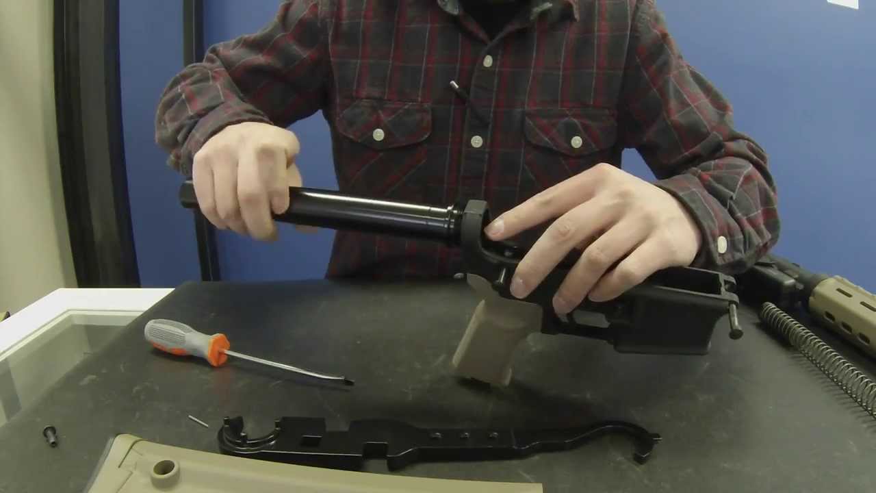 AR15 Fast Buffer Tube Removal