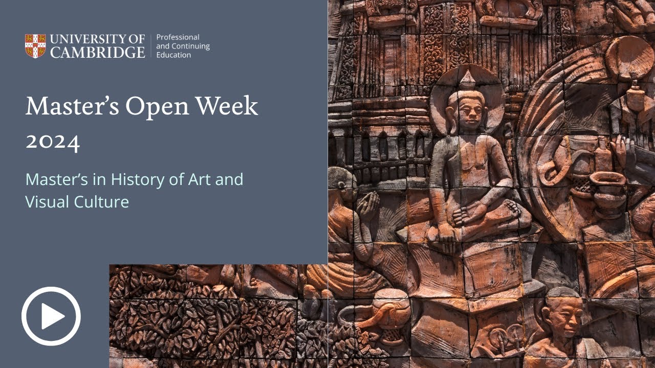 History of Art and Visual Culture Course Information Session - MSt Virtual Open Week 2024