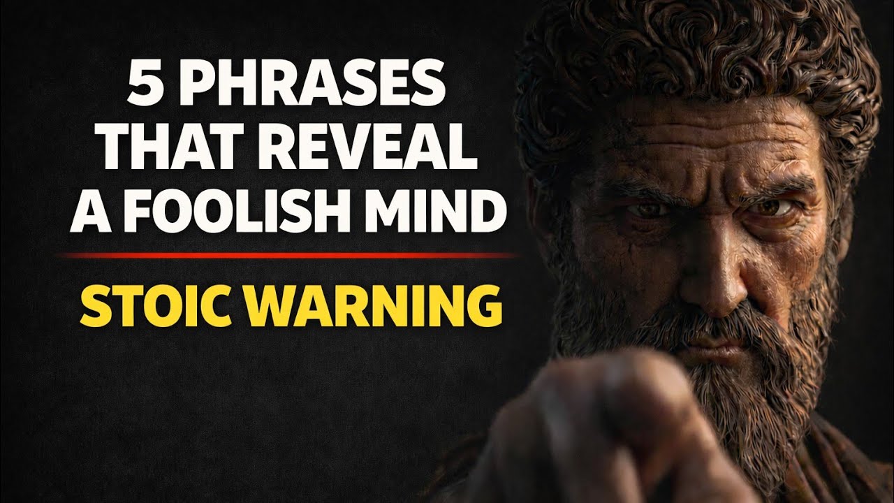 Five Things a Foolish Man Always Says | Stoic Energy