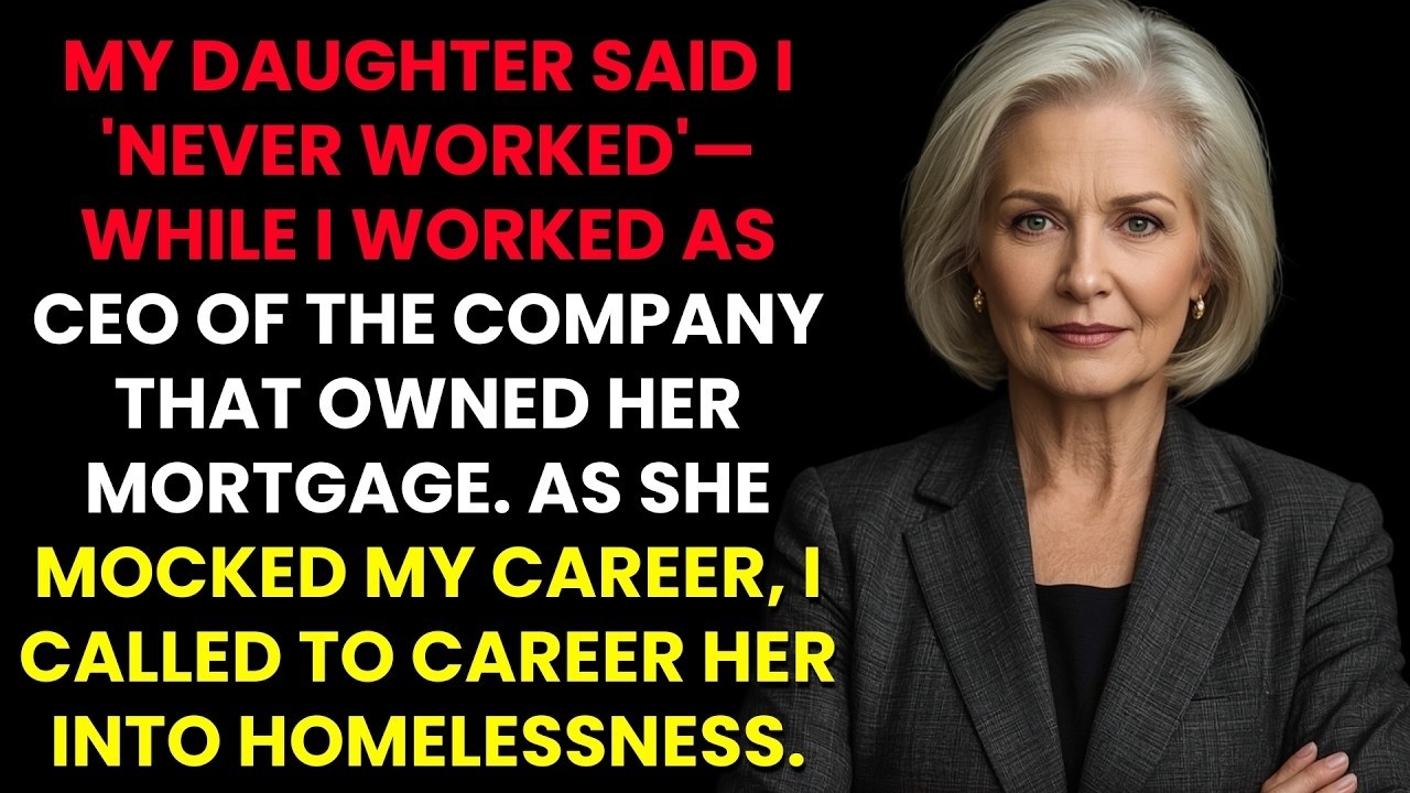 My Daughter Said I 'Never Worked'—While I Worked as CEO of the Company That Owned Her Mortgage