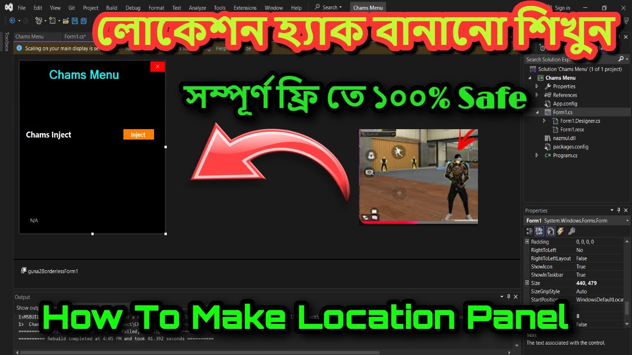 How To Make Location Panel 🎯Free Fire || Pc Panel Free Fire || How To Make Free Fire Panel
