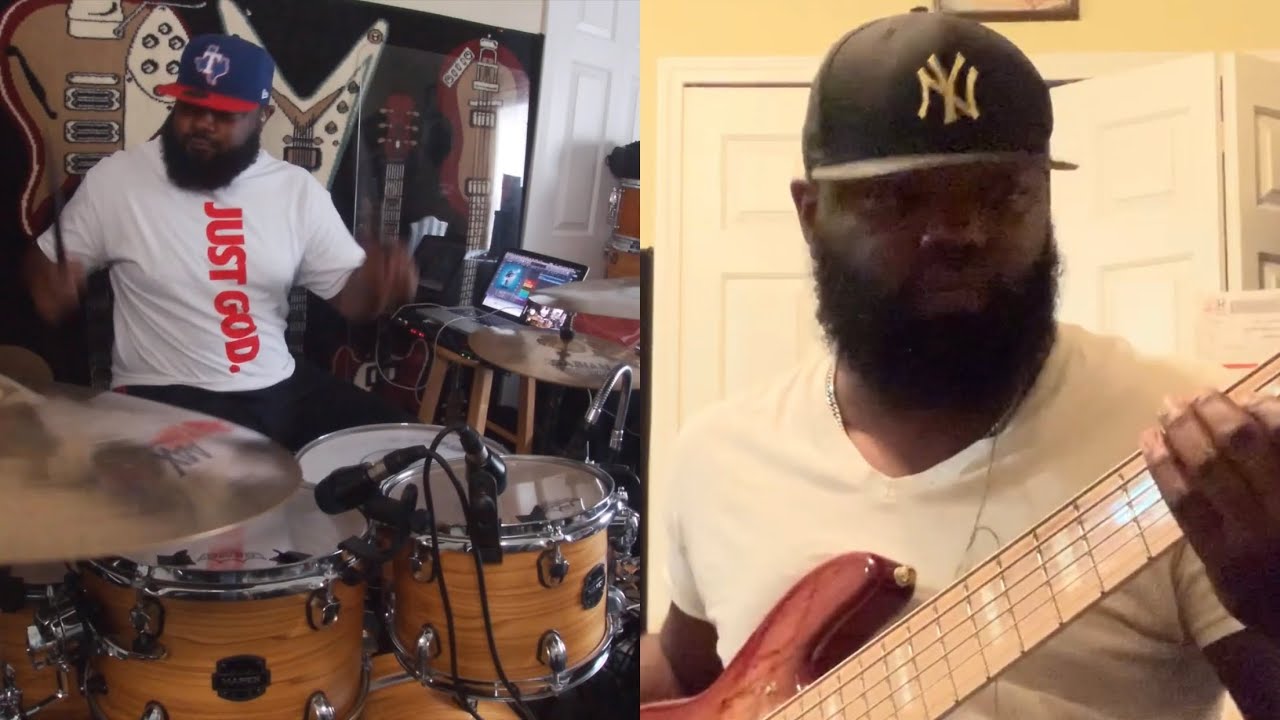 @Jooniezone “Memory” Peezy - on Drums 6 Strangs - on Bass (#bryantbroscover)