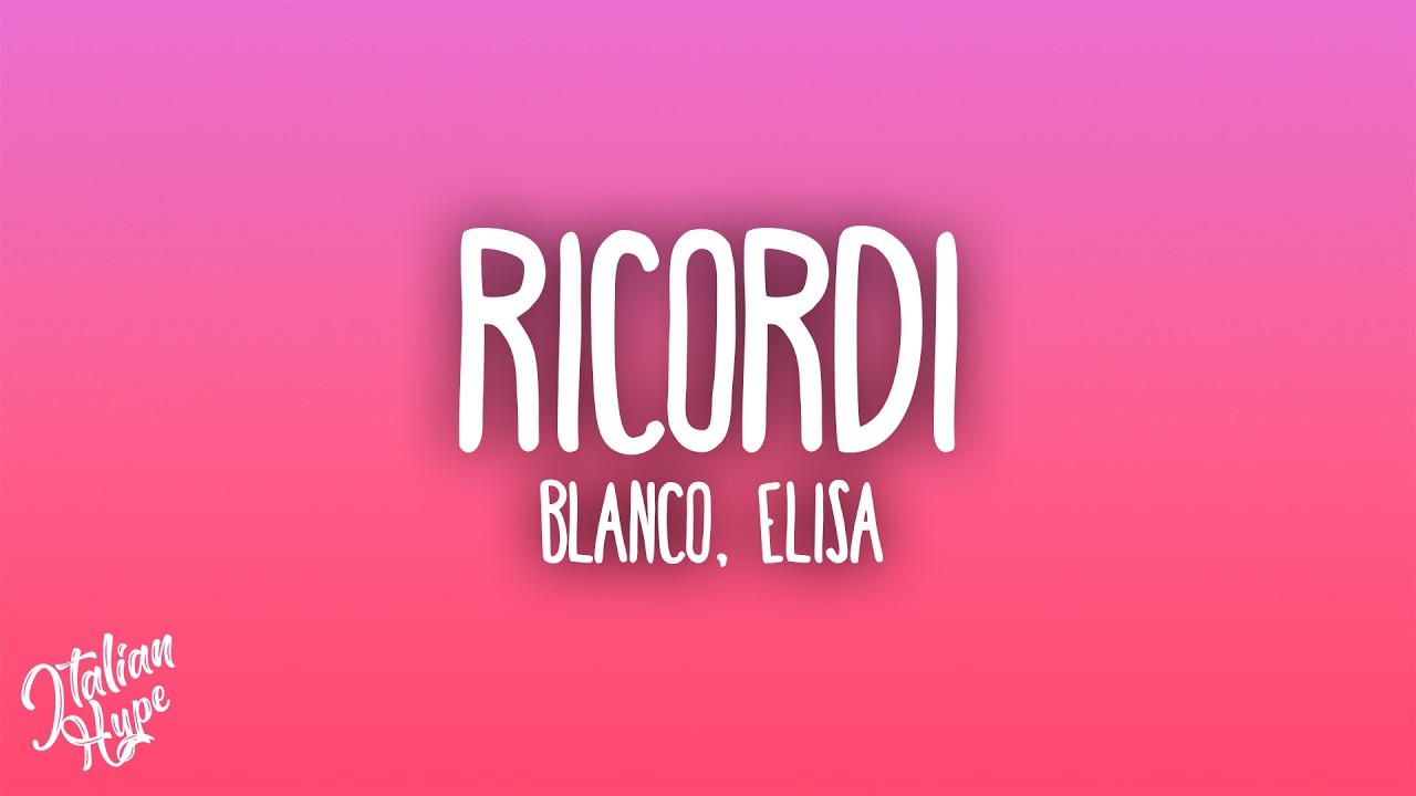 BLANCO, Elisa - Ricordi