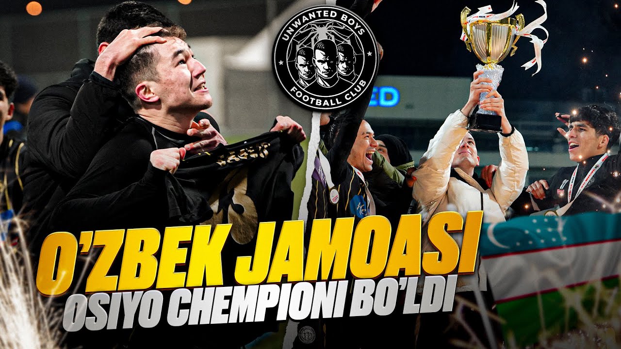 Keraksiz bolalar Osiyo Chempioniga aylanishdi. TARIX YOZAYOTGAN UNWANTED BOYS!!!