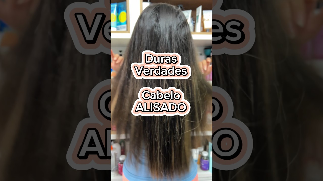 ⛔️Lado B de um CABELO ALISADO