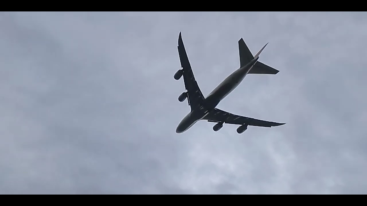 Boeing 747-8 (D-ABYR) Takeoff at Frankfurt Intl Airport (GER)