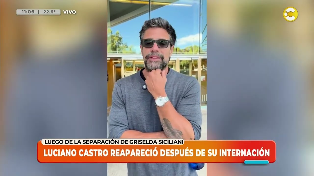 Luciano Castro reapareció después de su internación │LPELDM│ 10-03-26