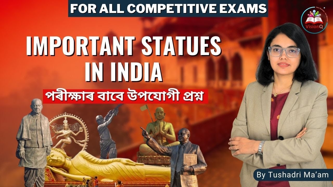 Important Statues of India | General Knowledge | For all Competitive exams | By Tushadri Ma'am