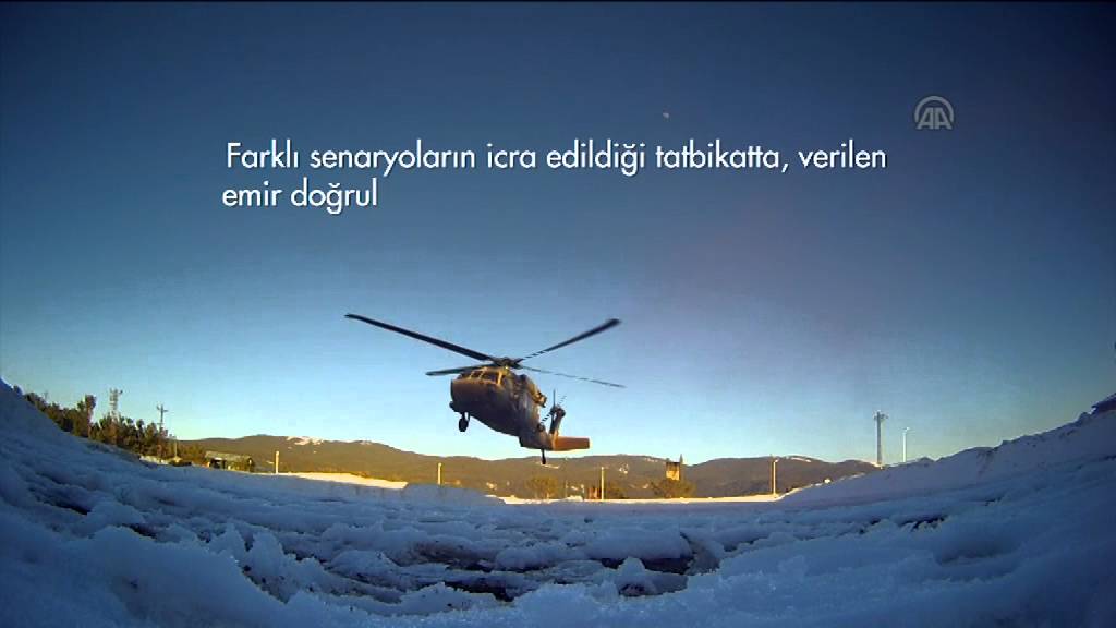 Komandoların Zorlu Kış Eğitimi