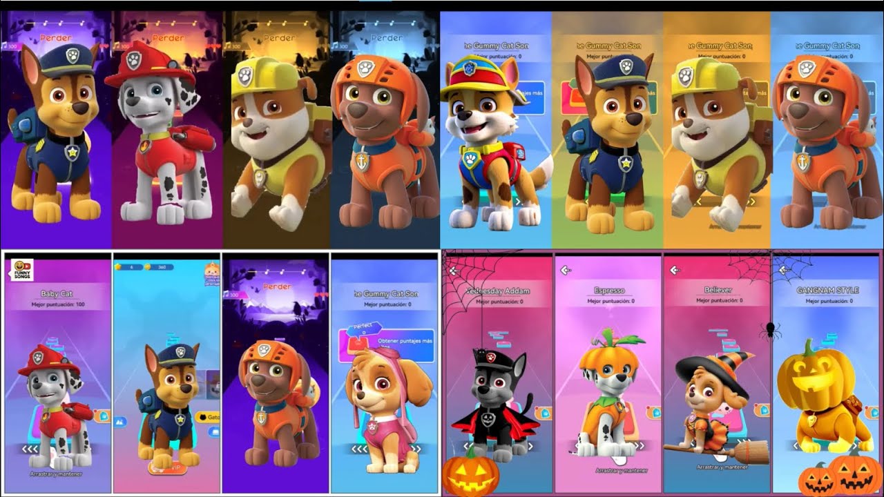 SPECIAL PAW PATROL VS GAME FUNNY PLAYER SONGS