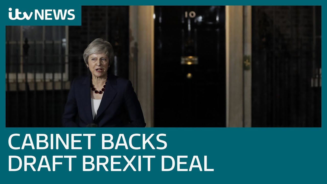 Cabinet backs draft Brexit withdrawal agreement | ITV News