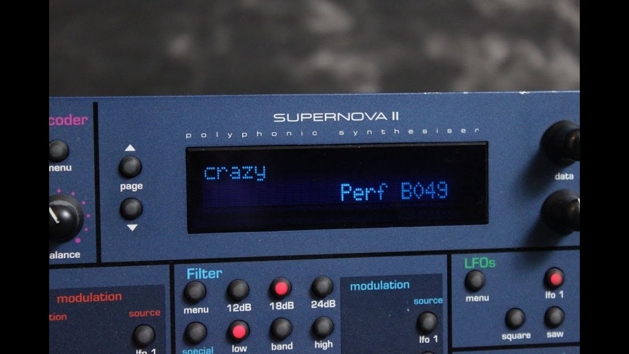 Novation Supernova 2 demo: Arpeggiator's