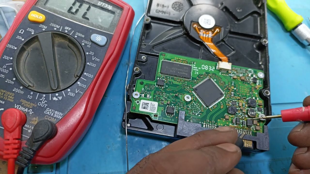 How to Repair Hard Disk (HDD) IN हिन्दी , Not Detected Problem not speen, in hindi, short circuit