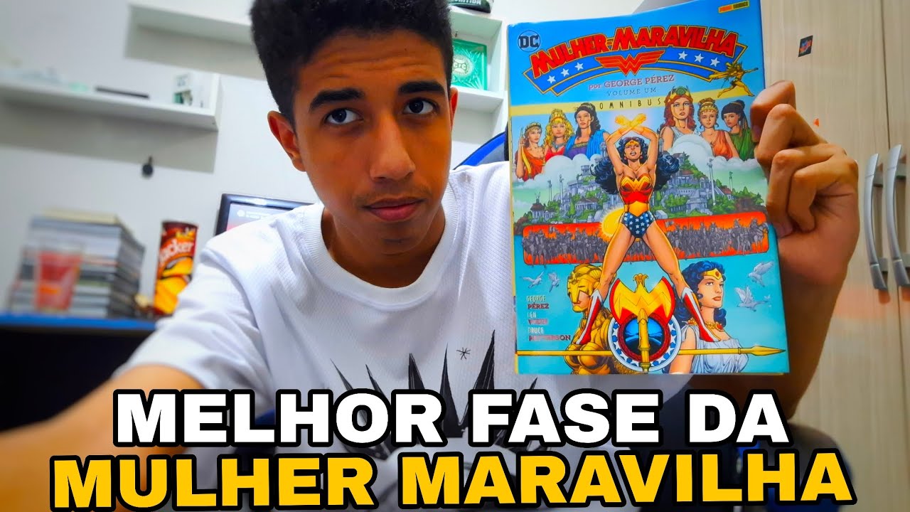 Mulher-maravilha por George Pérez omnibus sem dúvidas a melhor fase da personagem 