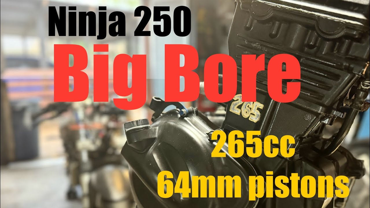 DIY Ninja 250 Big Bore 13.5:1 Motor Build