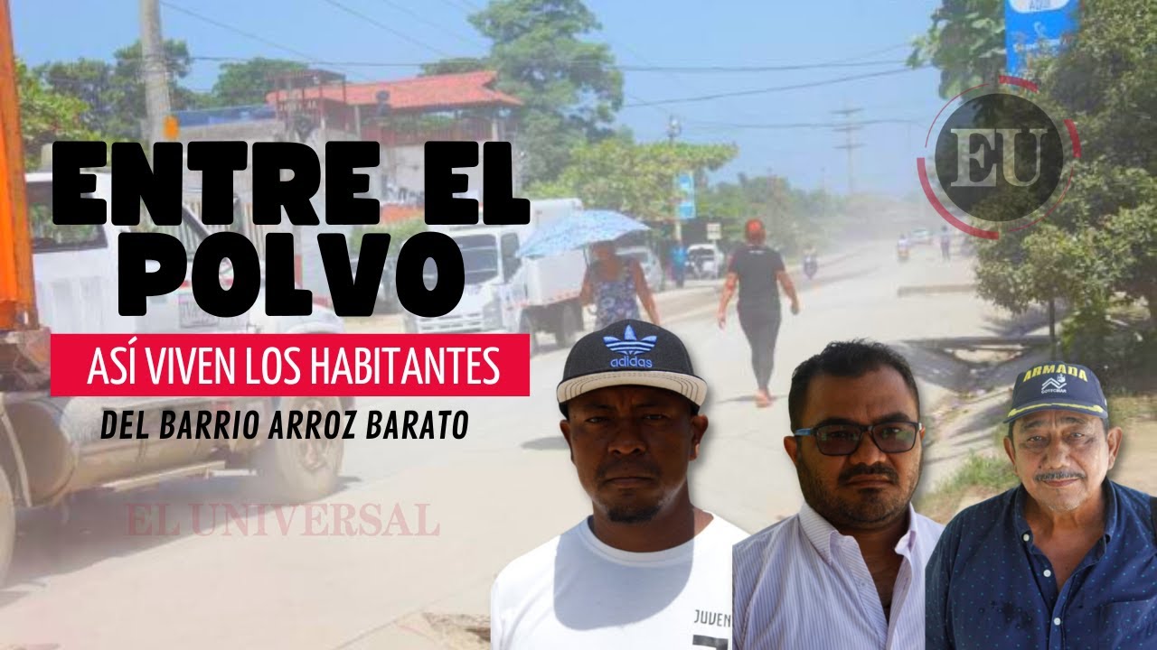 Arroz Barato, la comunidad que vive en medio del polvo