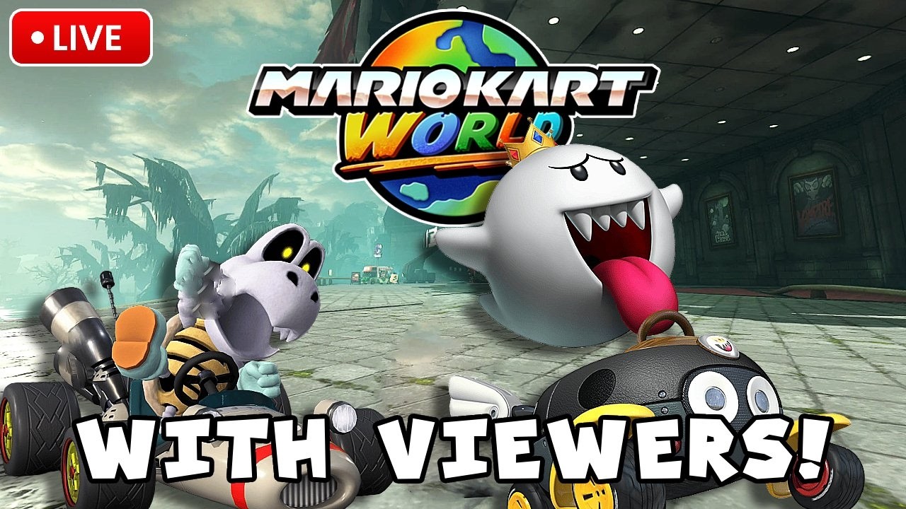 🔴Live - JOIN NOW! Mario Kart World LIVE — Viewer Races STARTING NOW