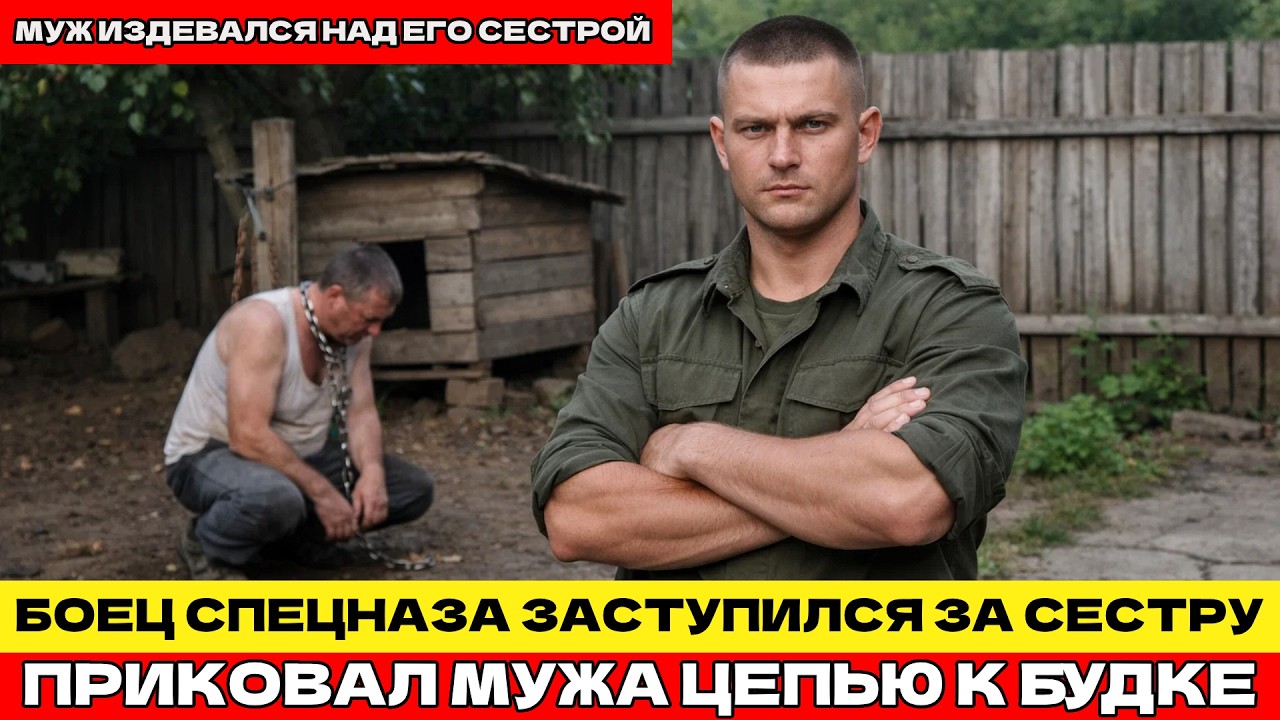 МУЖ заставлял спать её НА ПОЛУ с собакой, пока в один день не пришёл её брат — элитный БОЕЦ СПЕЦНАЗА
