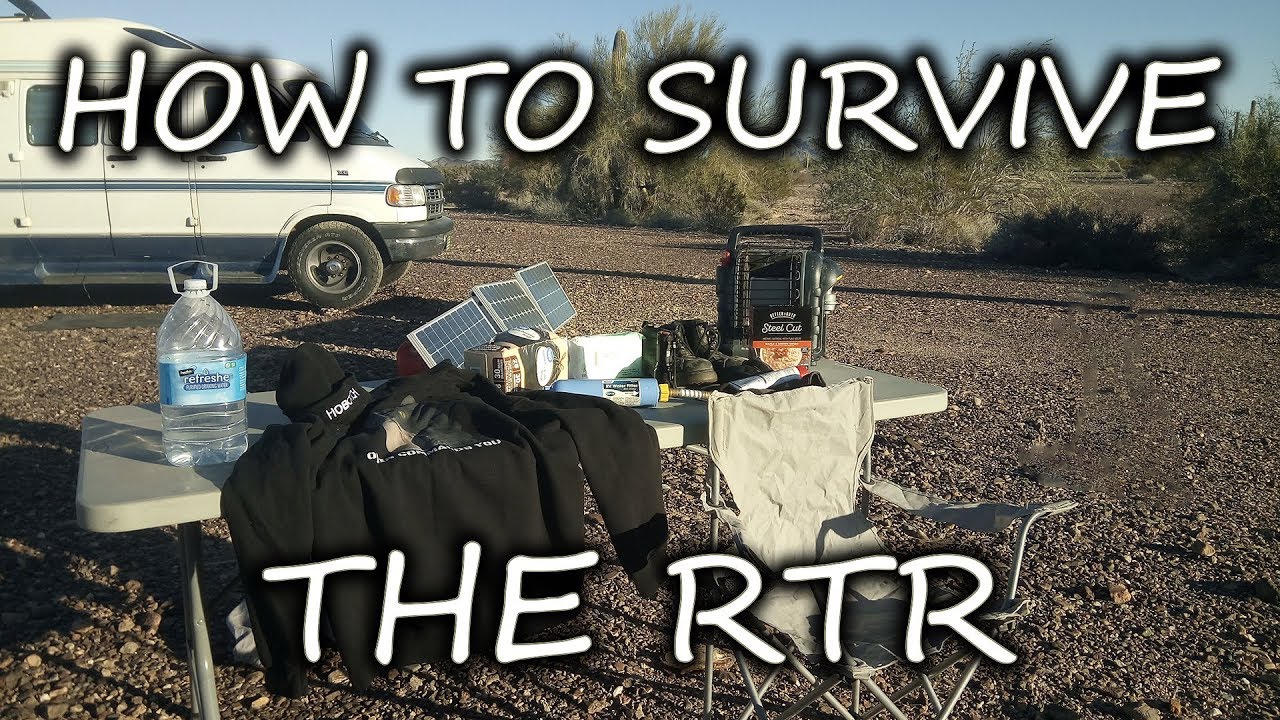 RTR SURVIVAL TIPS! Be Prepared For Quartzsite Free Camping The RUBBER TRAMP RENDEZVOUS