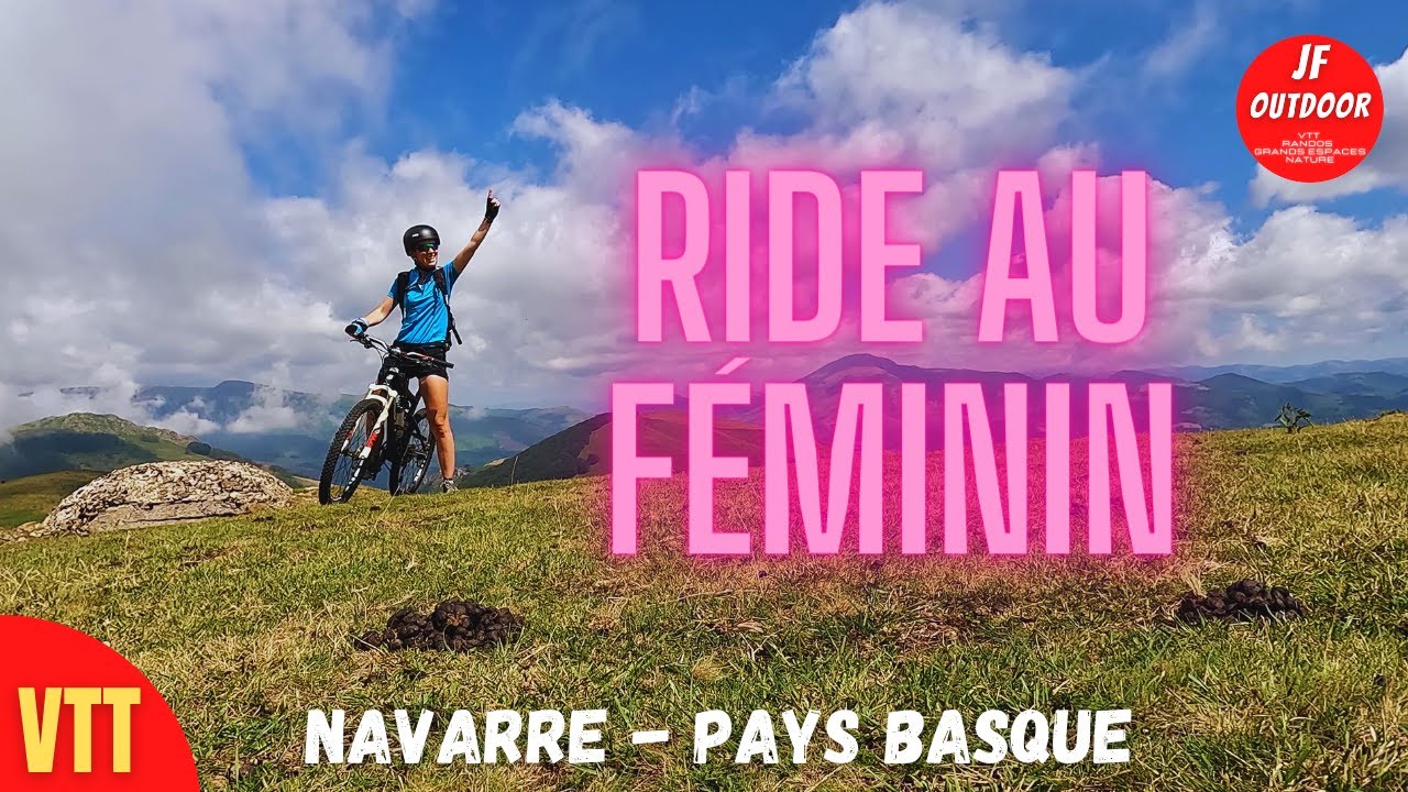 VTT - Vers l' Atxuela ( 801 m ) , un ride au f&eacute;minin - Espagne