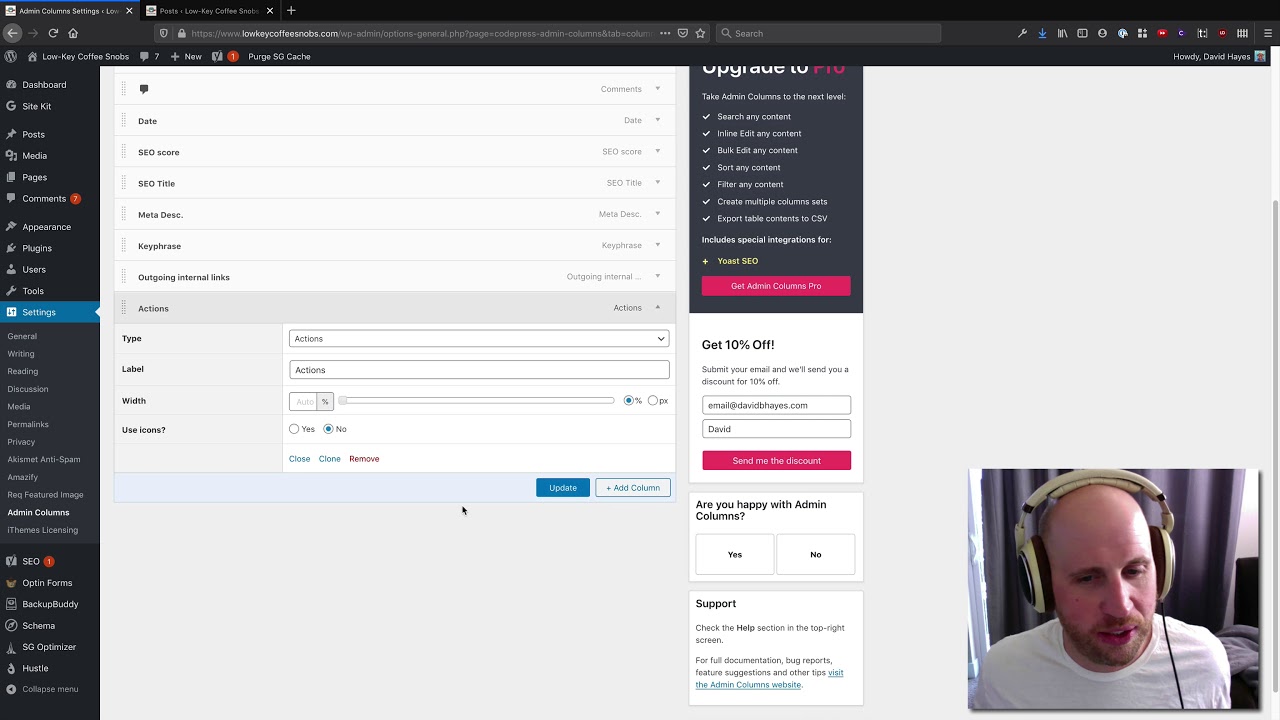 Customize your Admin Columns in WordPress