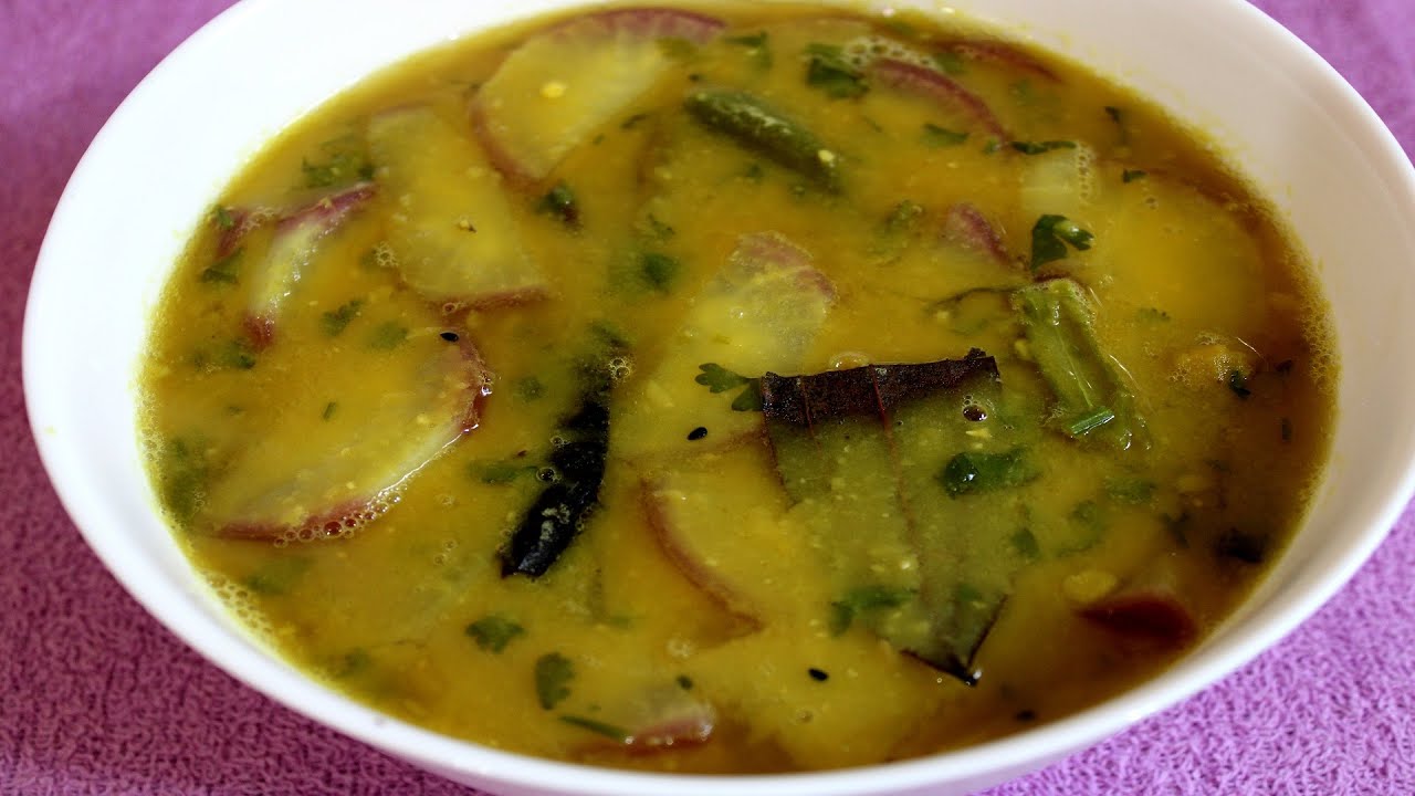 মুলো দিয়ে মটর ডাল | mulo recipe bengali | Radish recipe | bengali recipe