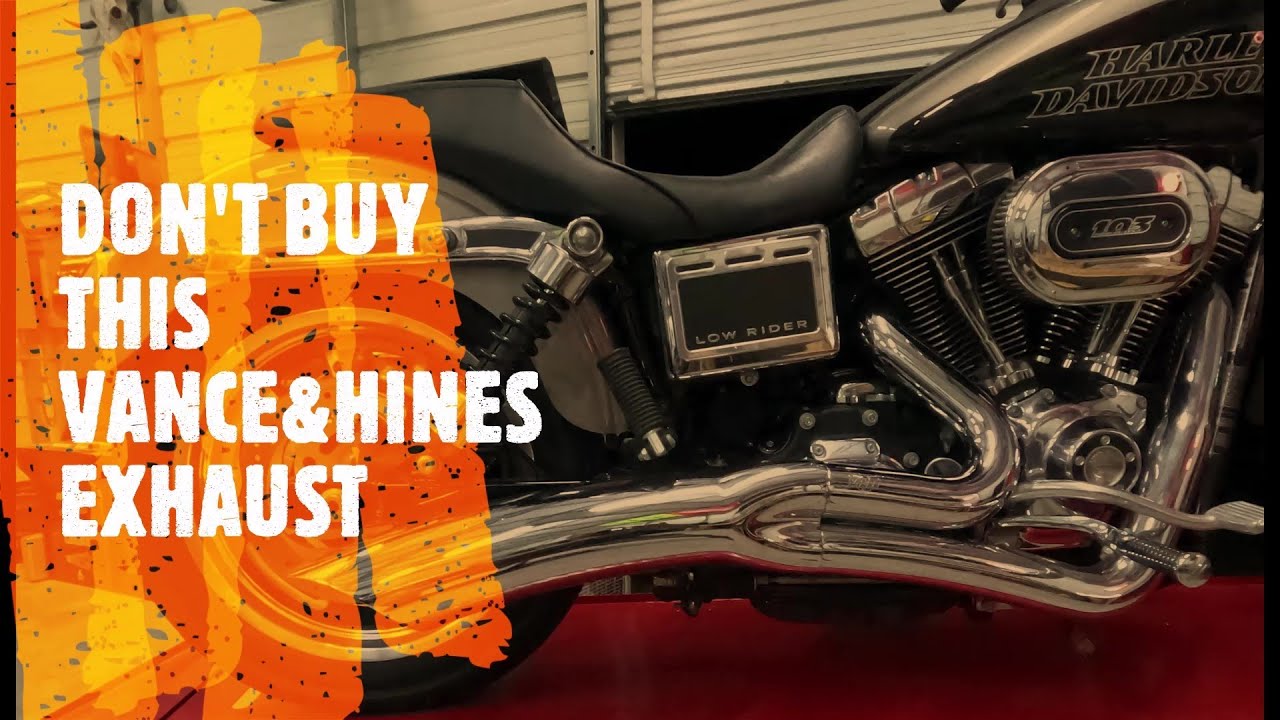 DON'T BUY THIS VANCE AND HINES EXHAUST | DYNA LOW RIDER | 2 Into 2 EXHAUST INSTALATION | FLY BY