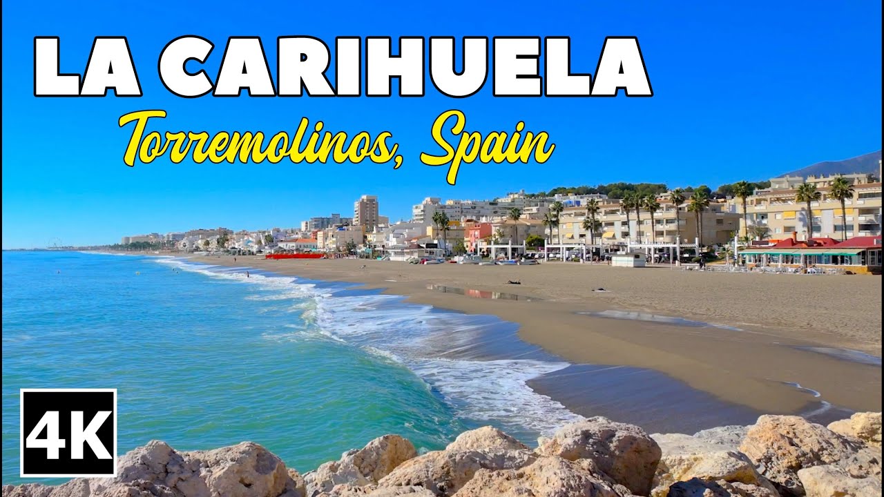 La Carihuela Torremolinos Andalusia Spain - 4K Walk