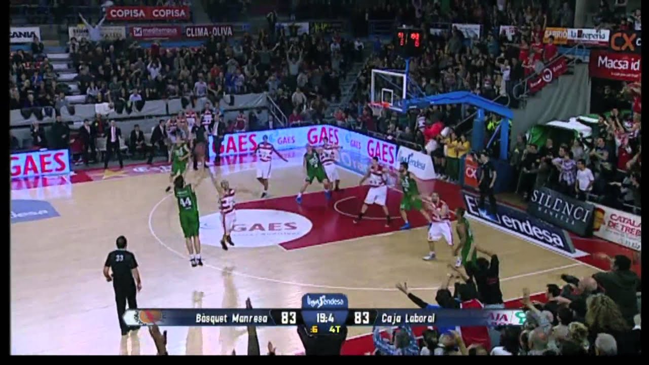 Manresa vs Caja Laboral (95-101) Liga Endesa Spanish ACB Basketball Highlights [13/01/13]