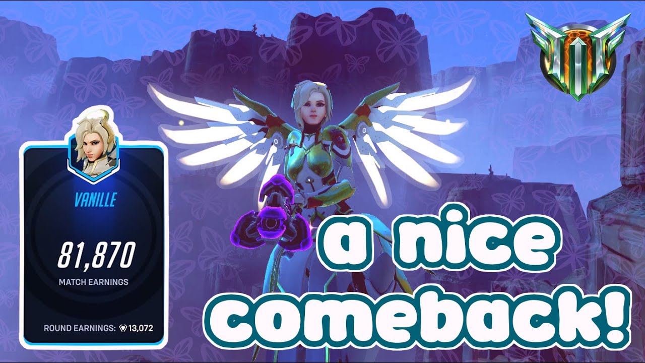 a big comeback in All-Star!! ♡ Mercy OW2 Stadium