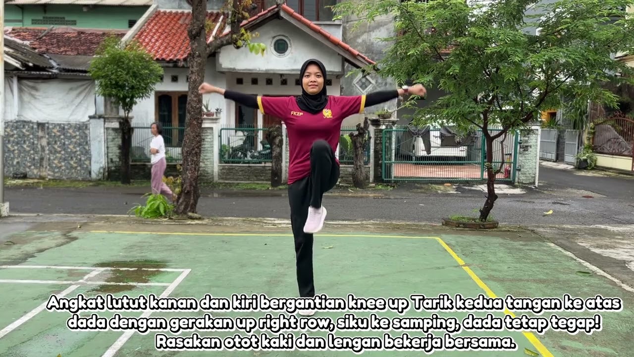 Tugas Vidio Senam Ritmik (2 kombinasi gerakan lengan dan kaki)