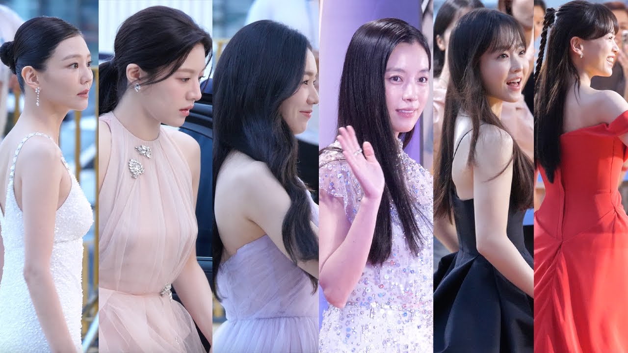 청룡시리즈 어워즈 레드카펫 BEHIND 차에서 내리는 셀럽. 팬들의 환호성. 레카를 걸어가는 우아한 뒷모습. /24.07.19/