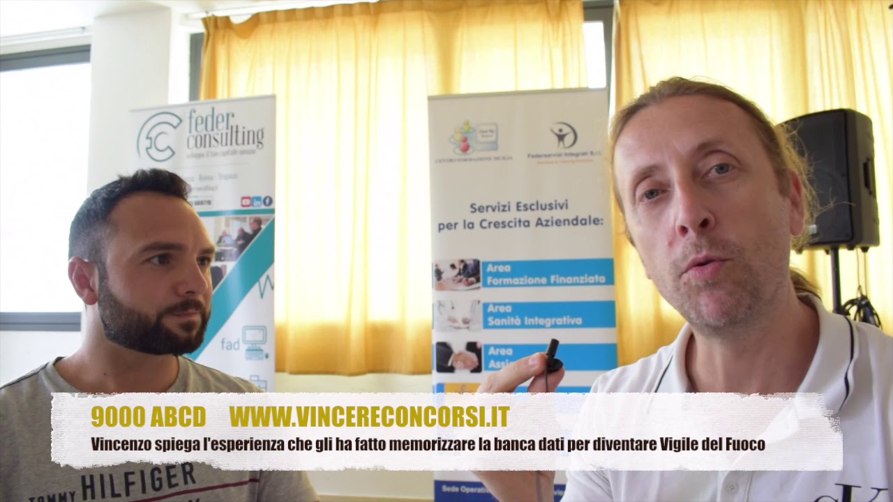 VINCERE un CONCORSO memorizzando la banca dati! VINCENZO racconta la sua esperienza!