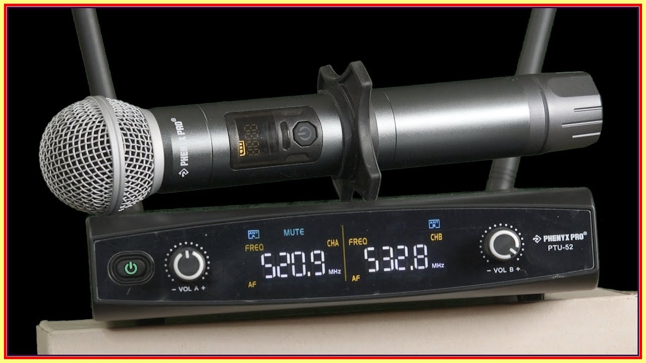 Беспроводная микрофонная система Phenyx Pro PTU-52 против Shure SM58 — впечатляющее соотношение ц...