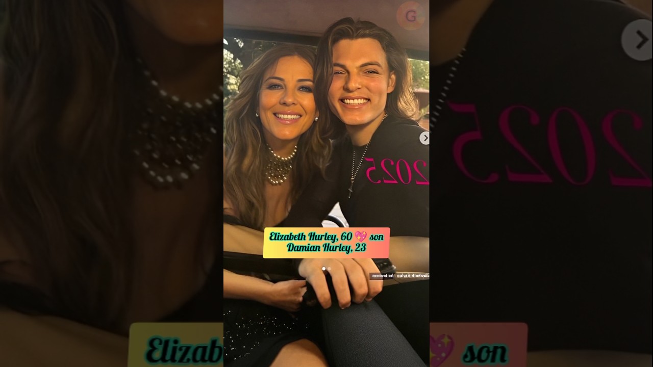 Elizabeth Hurley with her handsome son Damian over the years #trend