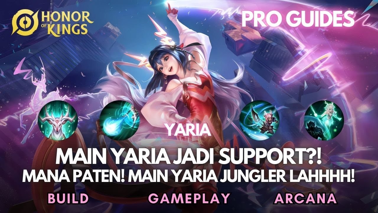 YARIA! PLEASE JANGAN DITIRU YA GUYS! ADA GILA-GILANYA MAIN YARIA JUNGLER! | Honor of Kings Indonesia