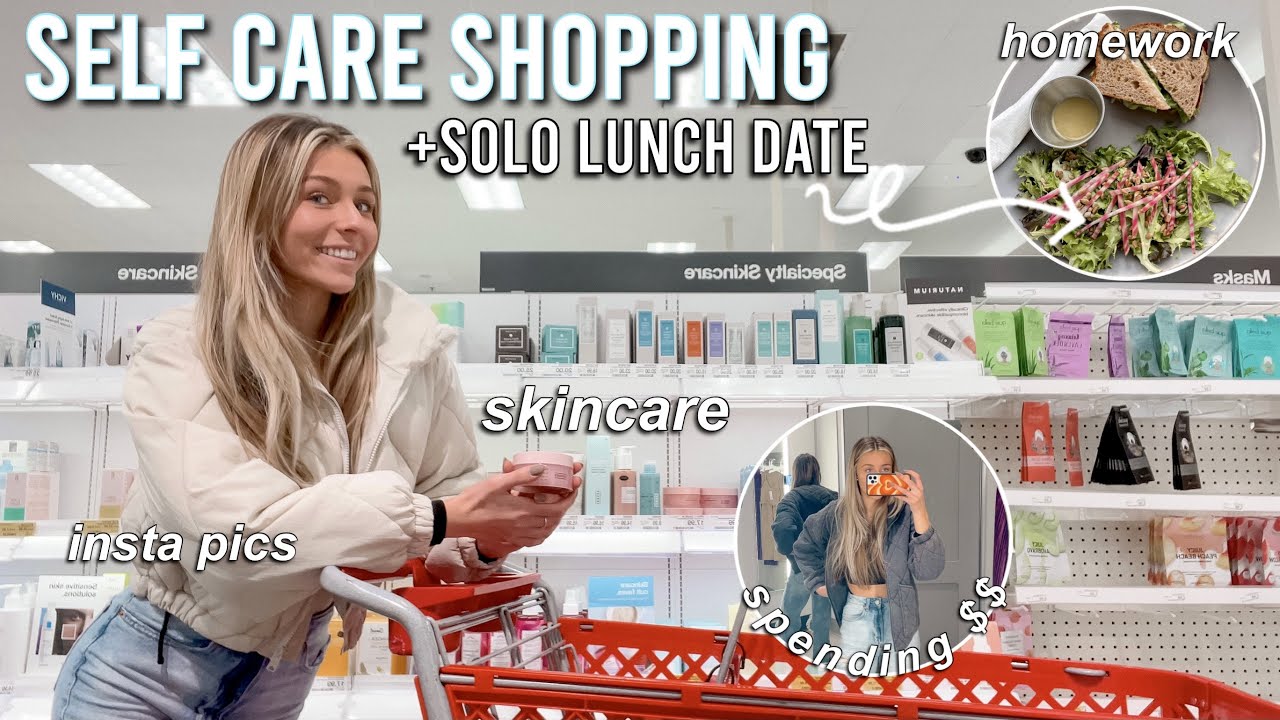 day in my life ALONE *learning to love myself* | lunch +shopping
